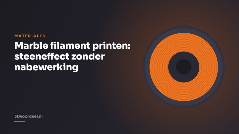 Marble filament printen: steeneffect zonder nabewerking