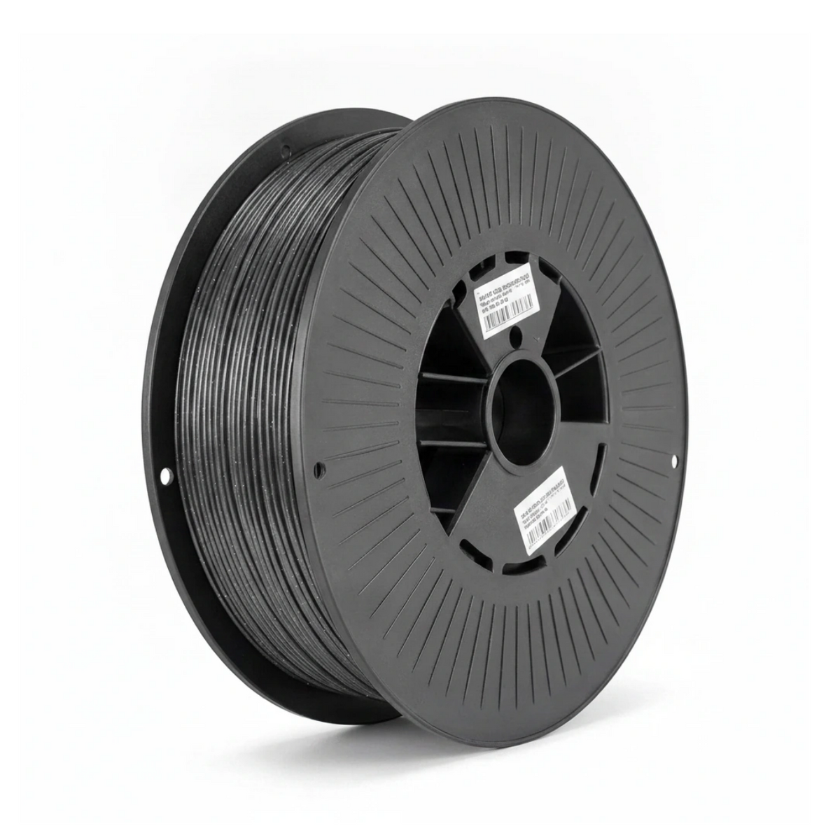 Spoel antraciet TPU filament van 1,75 mm met 1 kilo op de zwarte rol