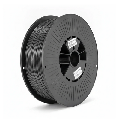 Spoel antraciet TPU filament van 1,75 mm met 1 kilo op de zwarte rol
