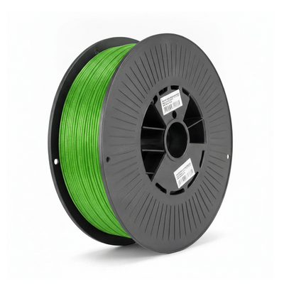 Spoel appelgroen TPU filament van 1,75 mm met 1 kilo op de zwarte rol