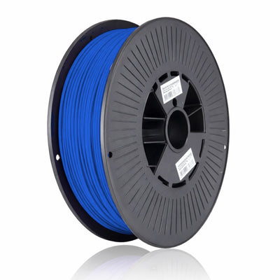 Spoel blauw PLA filament van 1,75 mm met 1 kilo op de rol