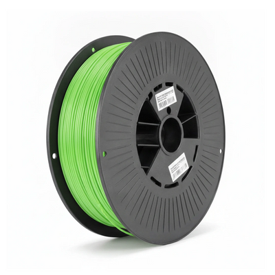 Spoel fluor groen PLA filament van 1,75 mm met 1 kilo op de rol
