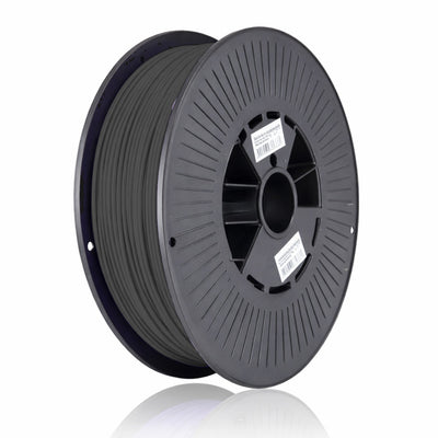 Spoel grijs PLA filament van 1,75 mm met 1 kilo op de rol