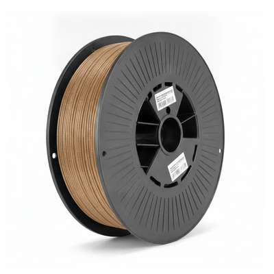 Spoel lichtbruin PLA filament van 1,75 mm met 1 kilo op de rol