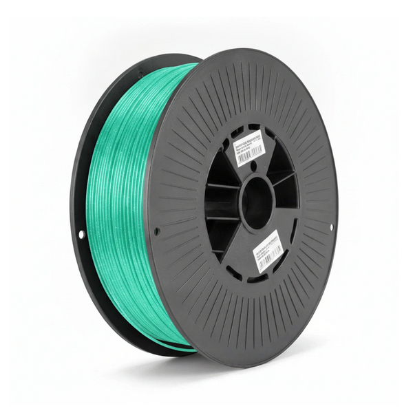 Spoel mintgroen silk PLA filament van 1,75 mm met 1 kilo op de rol