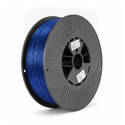 Spoel nachtblauw glitter PLA filament van 1,75 mm met 1 kilo op de rol