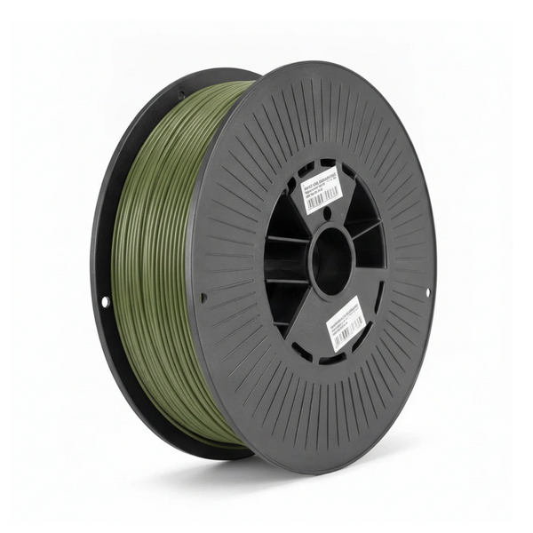 Spoel olijfgroen PLA filament van 1,75 mm met 1 kilo op de rol