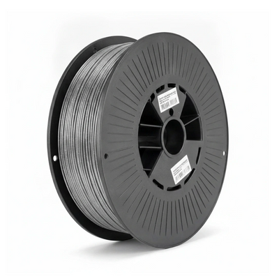 Spoel parelgrijs silk PLA filament van 1,75 mm met 1 kilo op de rol