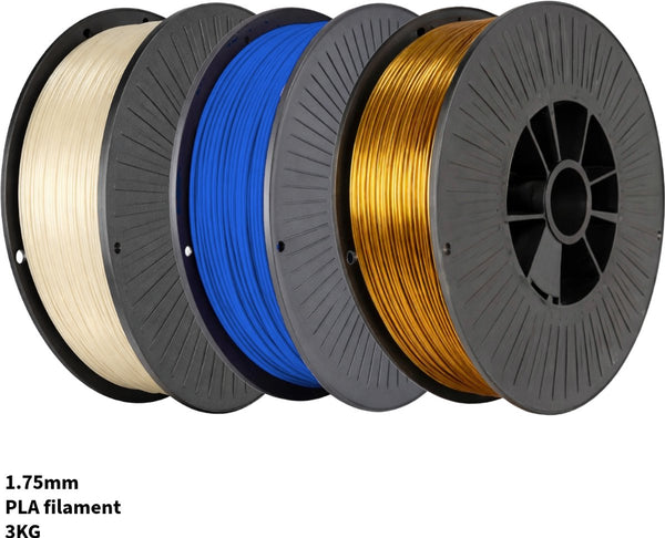 PLA+ 3KG Voordeelpakket 1.75mm – Goud Glow Blauw