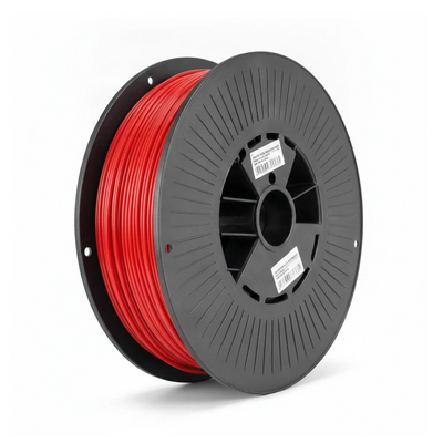 Spoel rood TPU filament van 1,75 mm met 1 kilo op de zwarte rol