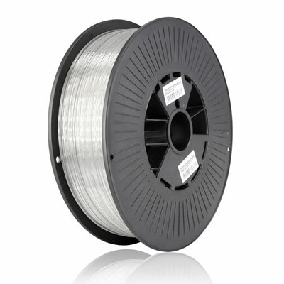 Spoel transparant PLA filament van 1,75 mm met 1 kilo op de rol