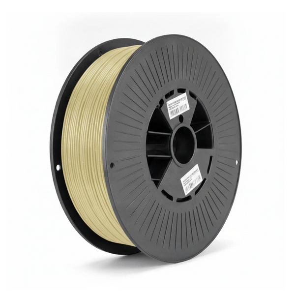 Spoel vanillegeel PLA filament van 1,75 mm met 1 kilo op de rol