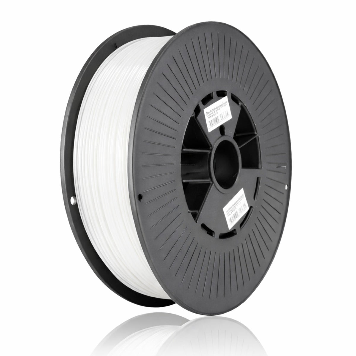 Spoel wit PLA filament van 1,75 mm met 1 kilo op de rol