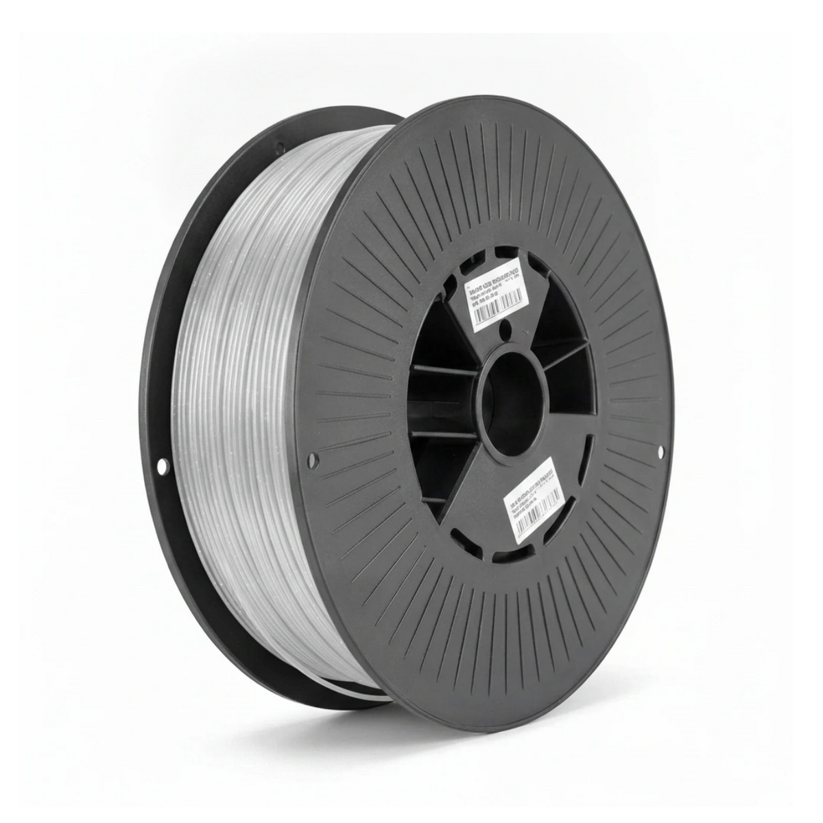 Spoel zilverkleurig silk PLA filament van 1,75 mm met 1 kilo op de rol