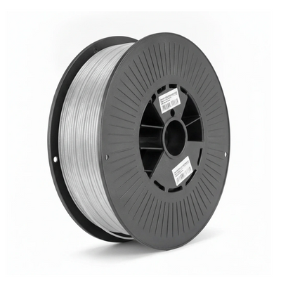 Spoel zilverkleurig silk PLA filament van 1,75 mm met 1 kilo op de rol